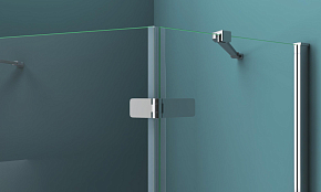 Фото Душевой уголок BelBagno Kraft P-1-100-C-Cr-L