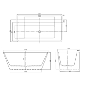 Изображение Акриловая ванна Azario Oxford OXF17083 170x80 Акриловая ванна Azario Oxford OXF17083 170x80 , изображение 7
