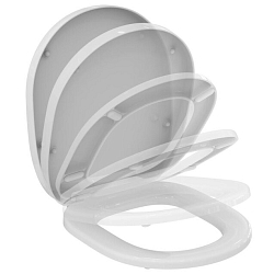 Фото Крышка-сиденье Ideal Standard Connect E712701 с микролифтом, петли хром
