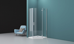 Фото Душевой уголок BelBagno Kraft P-1-90-C-Cr-R