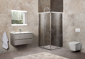 Фото Душевой уголок BelBagno Unique A-2-75/90-C-Cr