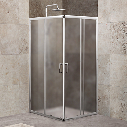 Фото Душевой уголок BelBagno Unique A-2-75/90-P-Cr