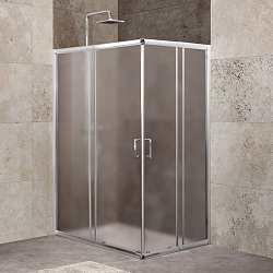 Фото Душевой уголок BelBagno Unique AH-2-100/115-75/90-P-Cr