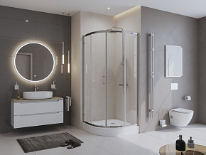 Фото Душевой уголок BelBagno Uno 195-R-2-100-C-Cr