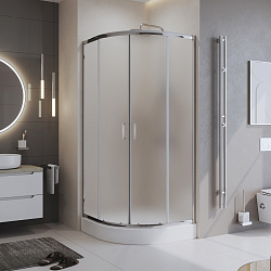 Фото Душевой уголок BelBagno Uno 195-R-2-90-P-Cr