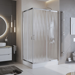 Фото Душевой уголок BelBagno Uno-195 AH-2-120/100-CH-CR