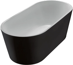 Фото Акриловая ванна BelBagno BB71-1800-NERO-W0 180х80