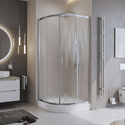 Фото Душевой уголок BelBagno Uno-195 R-2-90-CH-CR