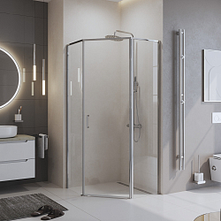 Фото Душевой уголок BelBagno Uno-195 UNO-195-P-1-90-C-Cr