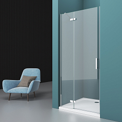 Фото Душевая дверь в нишу BelBagno Kraft B-12-60/30-C-Cr-L