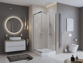 Фото Поддон для душа BelBagno TRAY-BB-A-90-15-W