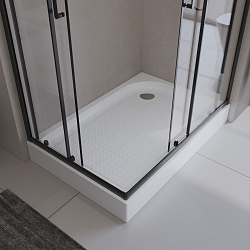 Фото Поддон для душа BelBagno TRAY-BB-AH-100/80-15-W-L