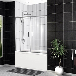 Фото Шторка на ванну BelBagno Uno VF-2-170/145-C-Cr