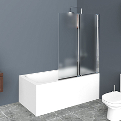 Фото Шторка на ванну BelBagno Uno UNO-V-2-100/150-P-Cr-R