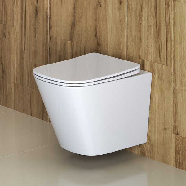Унитаз подвесной BelBagno Due безободковый , изображение 9