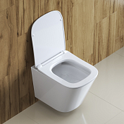 Унитаз подвесной BelBagno Due безободковый , изображение 11