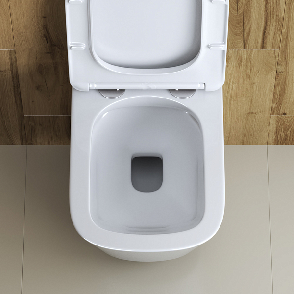 Унитаз подвесной BelBagno Due безободковый , изображение 12