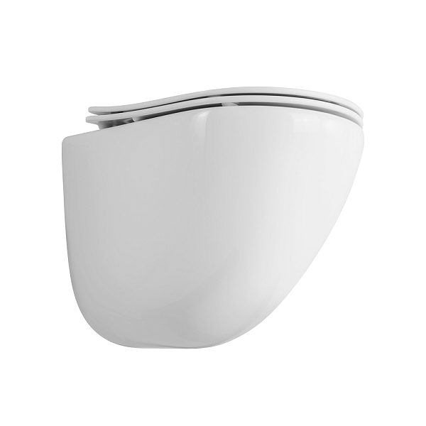 Унитаз подвесной BelBagno Amanda безободковый , изображение 3