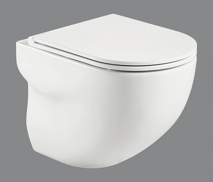 Унитаз подвесной BelBagno Onda безободковый , изображение 8