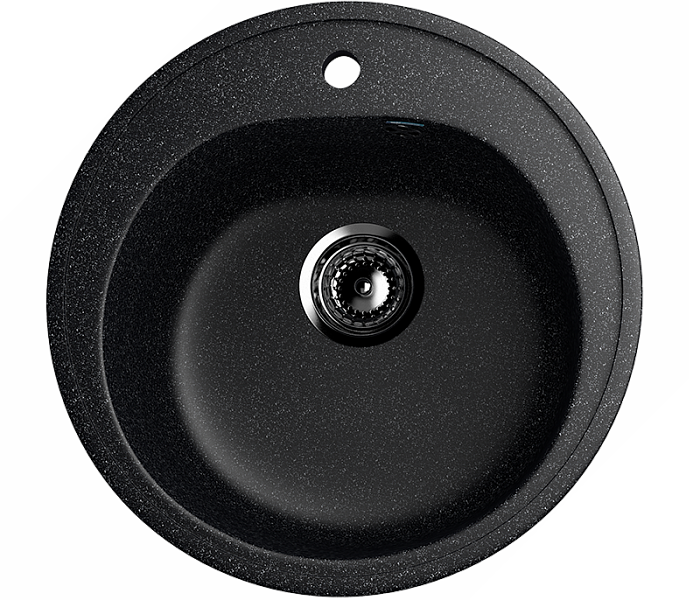 Мойка кухонная Ulgran U-101-308 черный , изображение 1