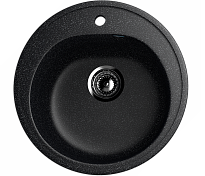 Изображение Мойка кухонная Ulgran U-101-308 черный Мойка кухонная Ulgran U-101-308 черный , изображение 1