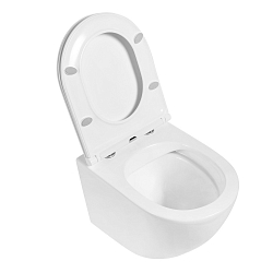 Фото Унитаз подвесной BelBagno Sfera-R BB046CHR/BB870SC безободковый
