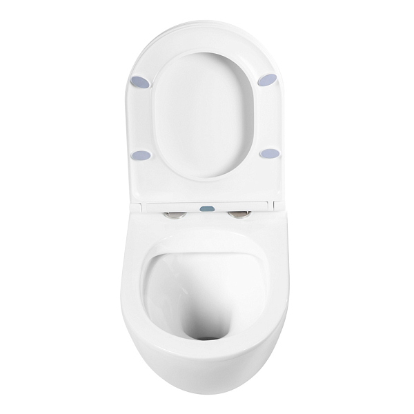 Унитаз подвесной BelBagno Sfera-R BB046CHR/BB870SC безободковый , изображение 6