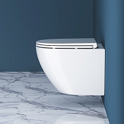 Изображение Унитаз подвесной BelBagno Sfera-R BB046CHR/BB870SC безободковый Унитаз подвесной BelBagno Sfera-R BB046CHR/BB870SC безободковый , изображение 10