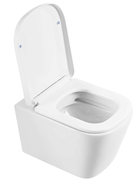Унитаз подвесной BelBagno Albano безободковый , изображение 4