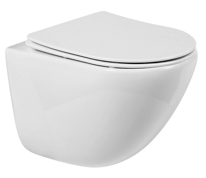 Унитаз подвесной BelBagno Amanda безободковый , изображение 1
