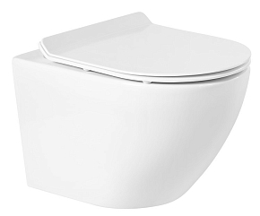 Фото Унитаз подвесной BelBagno Sfera-R BB046CHR/BB2111SC безободковый