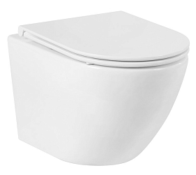 Фото Унитаз подвесной BelBagno Sfera-R BB046CHR/BB870SC безободковый