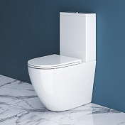 Унитаз-компакт BelBagno Sfera-R BB2141CPR/BB870SC безободковый , изображение 4