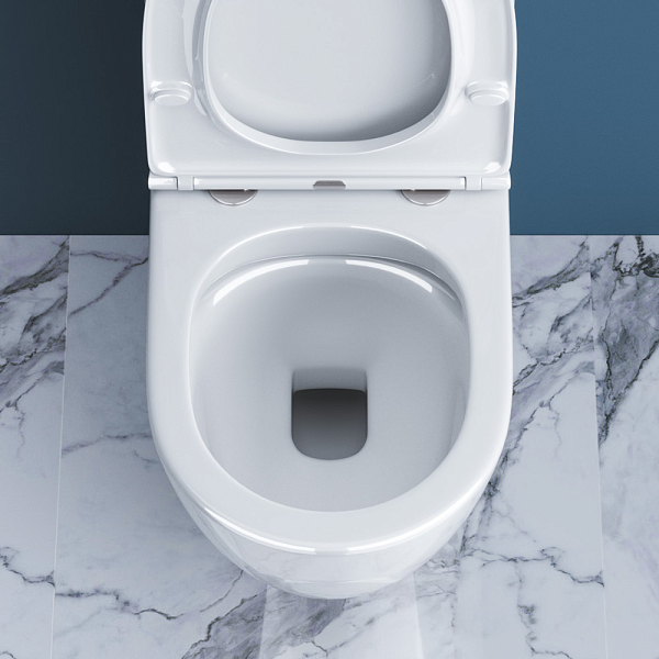 Унитаз-компакт BelBagno Sfera-R BB2141CPR/BB870SC безободковый , изображение 7