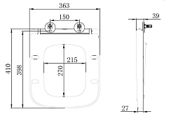 Унитаз-компакт BelBagno Aurora безободковый , изображение 13