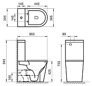 Изображение Унитаз-компакт BelBagno Sfera-R BB2141CPR/BB865SC безободковый Унитаз-компакт BelBagno Sfera-R BB2141CPR/BB865SC безободковый , изображение 16