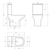 Изображение Унитаз-компакт BelBagno Norma безободковый Унитаз-компакт BelBagno Norma безободковый , изображение 10