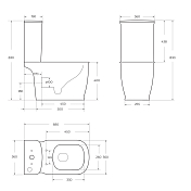 Изображение Унитаз-компакт BelBagno Prado Унитаз-компакт BelBagno Prado , изображение 10