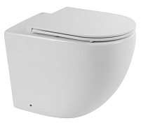 Унитаз приставной BelBagno Sfera-R BB2141CBR/BB870SC безободковый , изображение 1