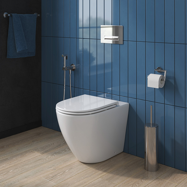 Унитаз приставной BelBagno Sfera-R BB2141CBR/BB870SC безободковый , изображение 3