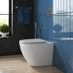 Фото Унитаз приставной BelBagno Sfera-R BB2141CBR/BB870SC безободковый