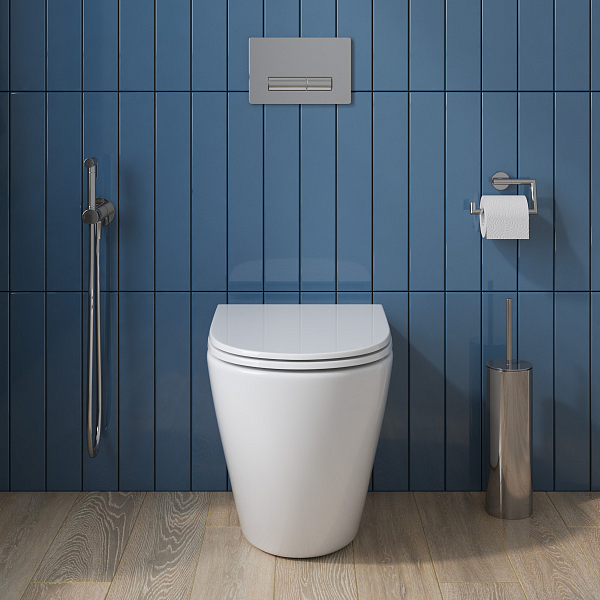 Унитаз приставной BelBagno Sfera-R BB2141CBR/BB870SC безободковый , изображение 5
