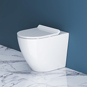 Изображение Унитаз приставной BelBagno Sfera-R BB2141CBR/BB2111SC безободковый Унитаз приставной BelBagno Sfera-R BB2141CBR/BB2111SC безободковый , изображение 8
