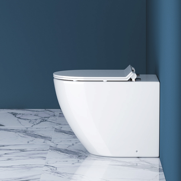 Унитаз приставной BelBagno Sfera-R BB2141CBR/BB2111SC безободковый , изображение 9