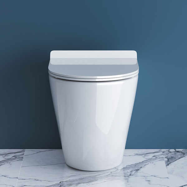 Унитаз приставной BelBagno Sfera-R BB2141CBR/BB2111SC безободковый , изображение 10