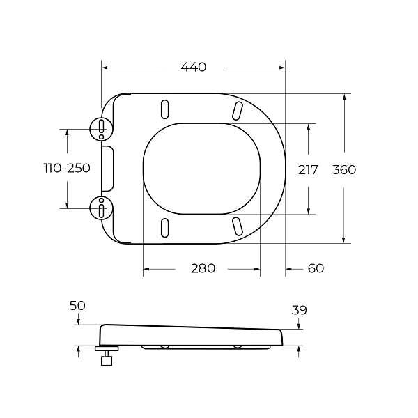 Унитаз приставной BelBagno Sfera-R BB2141CBR/BB865SC безободковый , изображение 8