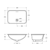 Изображение Раковина BelBagno BB1006 Раковина BelBagno BB1006 , изображение 7