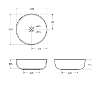 Раковина BelBagno BB1077 40 см , изображение 8