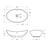 Раковина BelBagno BB1087 60 см , изображение 10