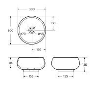 Раковина BelBagno BB1114 30 см , изображение 9